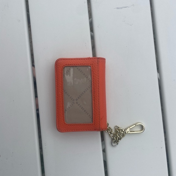 Orange Cardholder Keychain Wallet - Picture 5 of 12